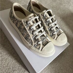 Dior Beige and Gray Women's Sneakers